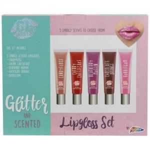 Zestaw błyszczyków do ust Glitter Grafix 5 zapachów
