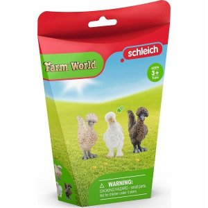 Schleich Farm World 42574 Kurze przyjaciółki Kurki Czubatki