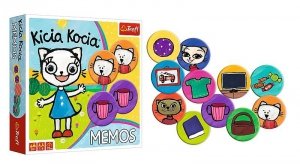 Kicia Kocia Memos Gra Pamieciowa Memory  3+ Trefl 