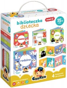 CzuCzu Zestaw Książeczek edukacyjnych BIBLIOTECZKA dziecka