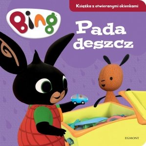 Bing Pada deszcz Książka z otwieranymi okienkami Książeczka