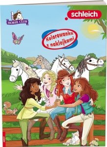 Schleich Horse Club Kolorowanka z naklejkami Konie