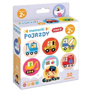 CzuCzu Memorki Pojazdy Memo dla maluchów 2+