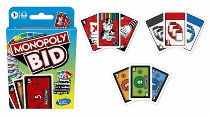 Gra karciana Monopoly BID Karty Monopol PL Hasbro 