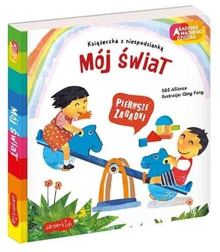 Mój świat Pierwsze zagadki Książeczka rozkładana Akademia mądrego dziecka