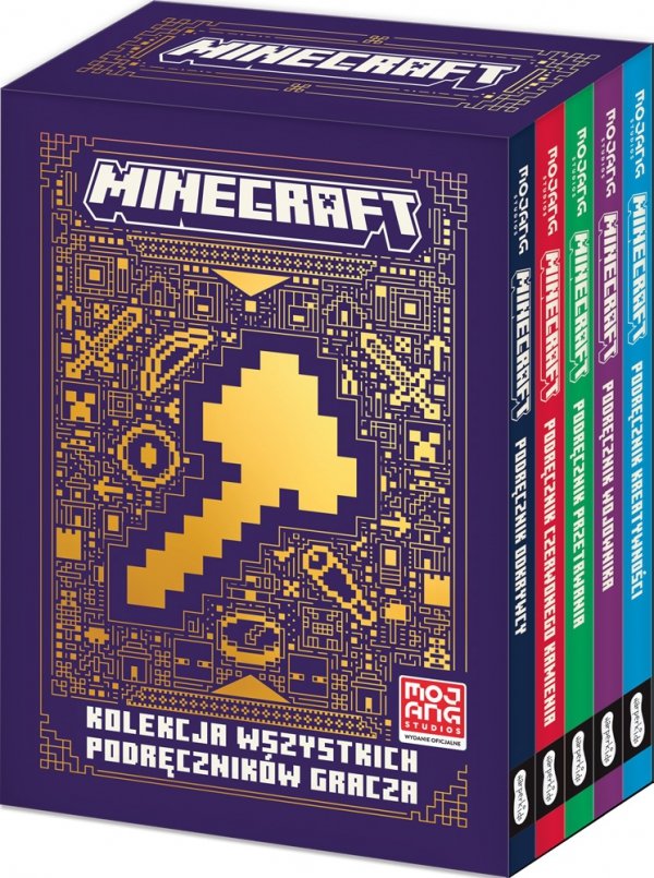 Minecraft Kolekcja wszystkich podręczników gracza 5 Książek