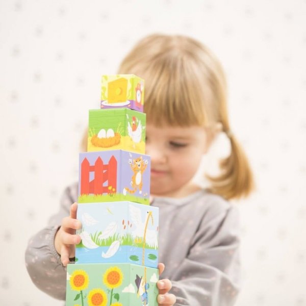 Piramida Wieża Edukacyjna Farma Zwierzątka Cyferki Trefl 1+