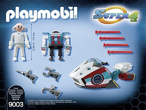 Playmobil Super 4 9003 Skyjet Doktor X Robot