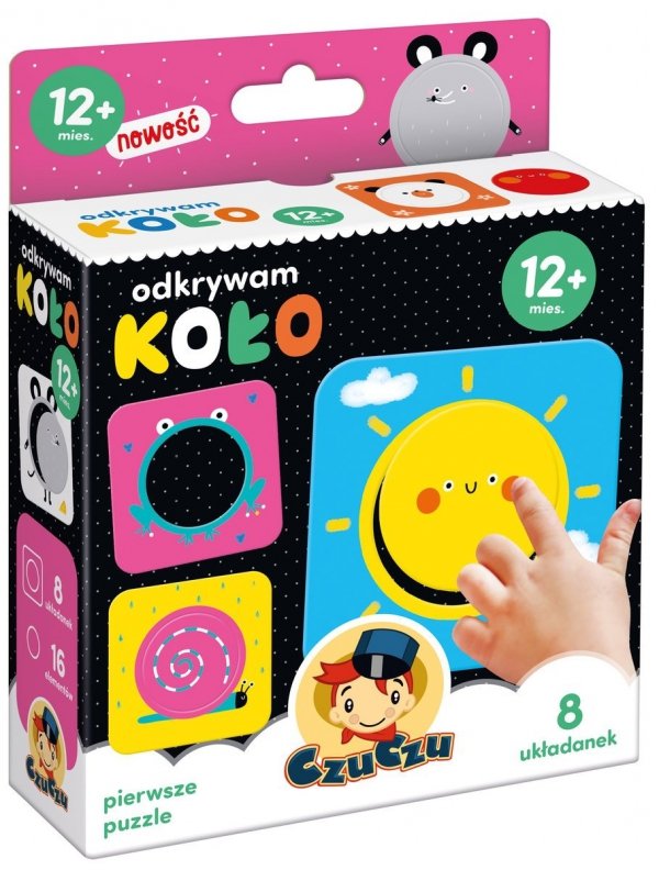 CzuCzu ODKRYWAM KOŁO Układanka Puzzle CZU CZU 12M+