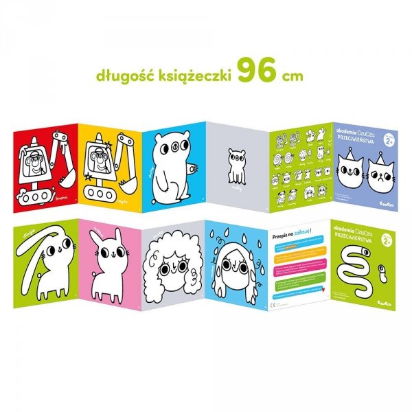 Przeciwieństwa CzuCzu Akademia 2 Książeczki Puzzle 2+