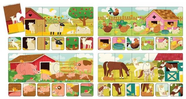 Zagroda 1 Puzzle i gra obserwacyjna dla dzieci