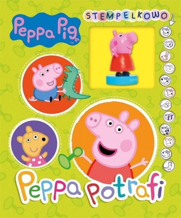 Świnka Peppa Stempelkowo Peppa potrafi Zadania Stempelek