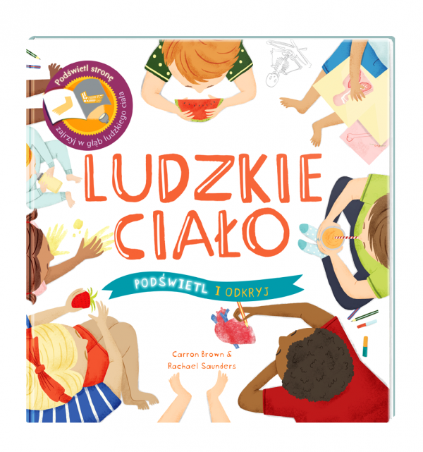 Ludzkie Ciało Podświetl i odkryj Książka z ukrytymi obrazkami