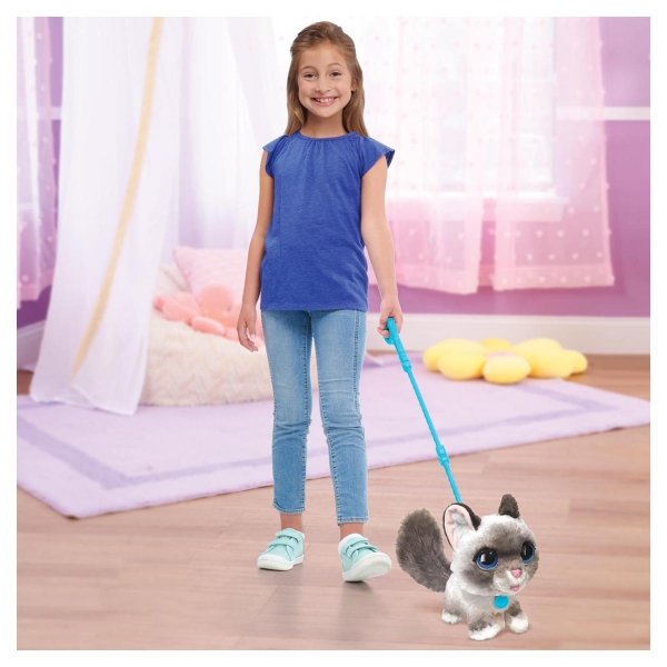 Kotek interaktywny FurReal WAGALOTS Kot na smyczy z dźwiękami