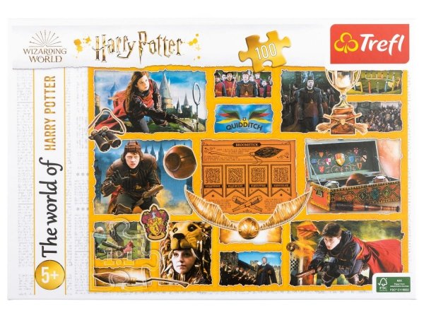 Puzzle 100 The world of Harry Potter Trefl 16435 Wizarding World