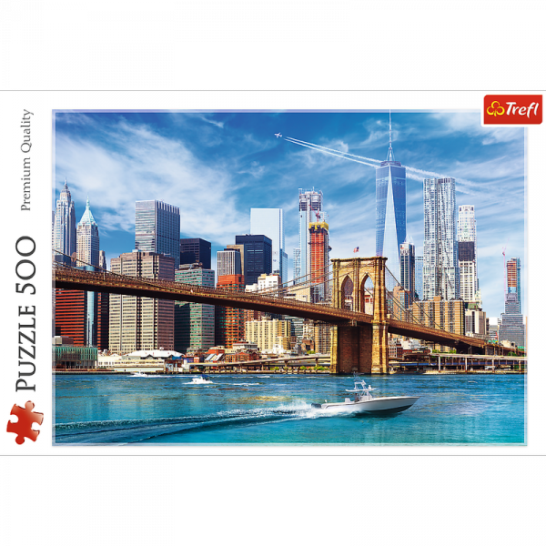 Puzzle 500 el Nowy Jork Widok Trefl 37331