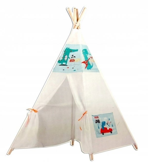 Namiot Domek TIPI dziecięce Wigwam Dino 125x125x150cm