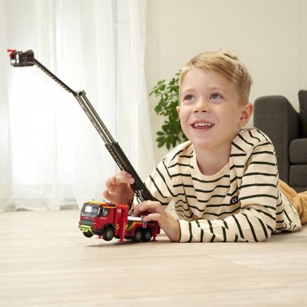 Majorette Volvo Straż pożarna Auto światło dźwięk