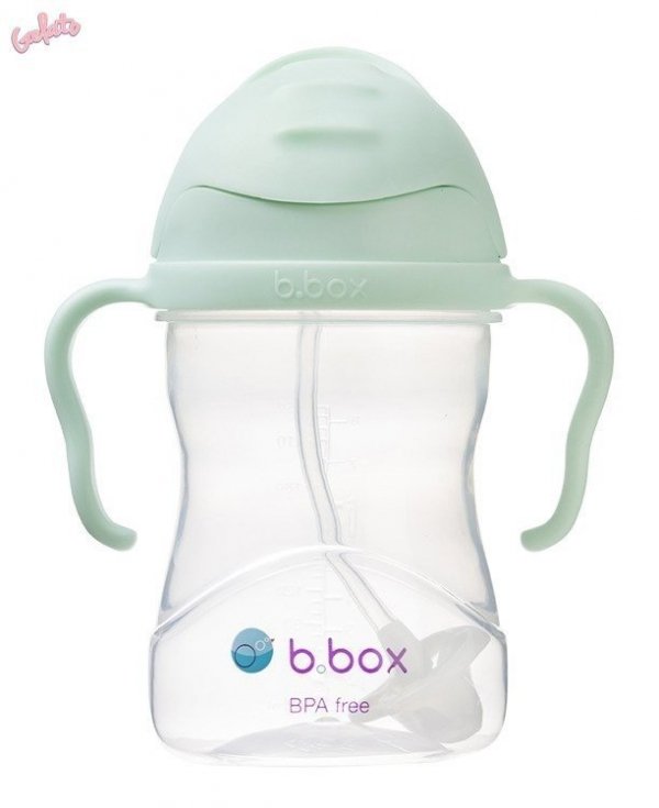 B.BOX Nowy Innowacyjny Kubek Bidon ze słomką Gelato Pistachio BB00520