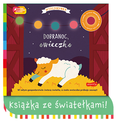 Dobranoc owieczko Wieczorynka Książka z podświetleniem Akademia