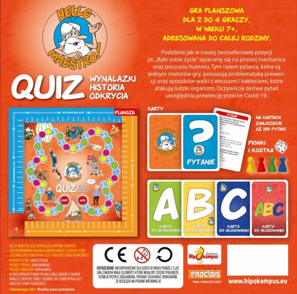 Gra Było sobie życie. Hello Maestreo quiz. Wynalazki, historia, odkrycia