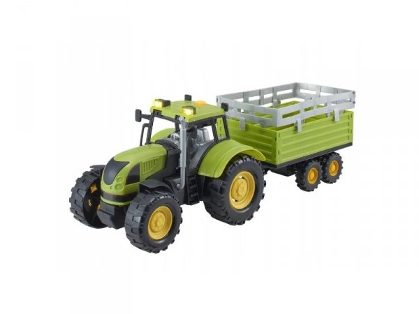 Traktor z przyczepą Światło Dźwięki Country Life
