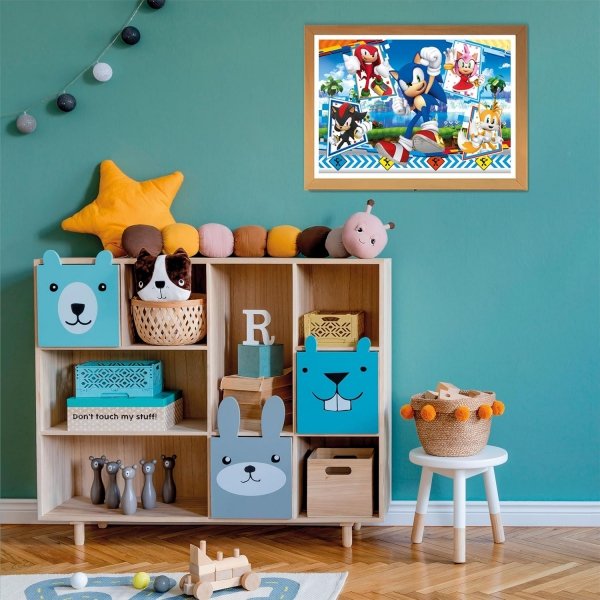 Puzzle 24 MAXI Super Sonic Szybki jeż Clemenotni 