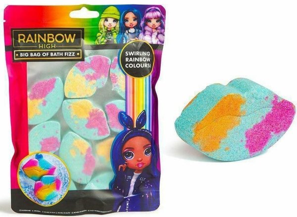 Rainbow HIGH Bomby Kąpielowe Usta 10 szt. do Kąpieli
