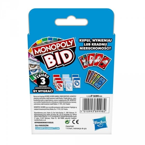 Gra karciana Monopoly BID Hasbro