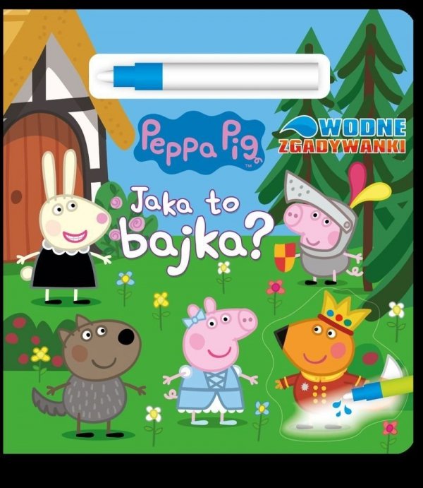Świnka Peppa Wodne Zgadywanki z pisakiem Kolorowanka 