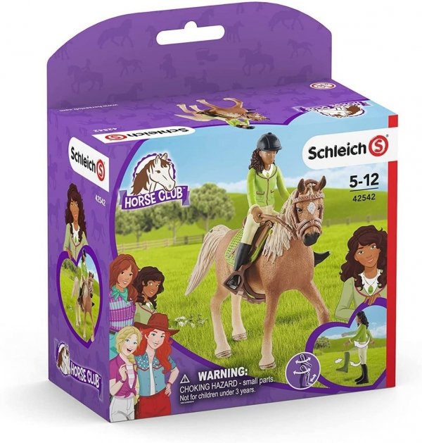 Schleich Horse Club 42542 Jeździec Sarah i klacz Mystery