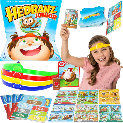 Gra Hedbanz Junior Zgadnij kim jestem Spin Master