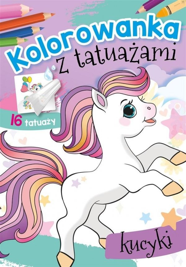Kucyki Kolorowanki z Tatuażami Koniki 16 Tatuaży