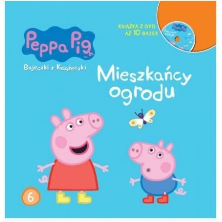Świnka Peppa Książka + DVD Mieszkańcy ogrodu Bajeczki
