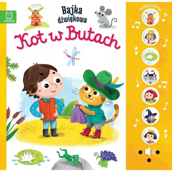 Bajka dźwiękowa Kot w butach Naciśnij i posłuchaj Aksjomat
