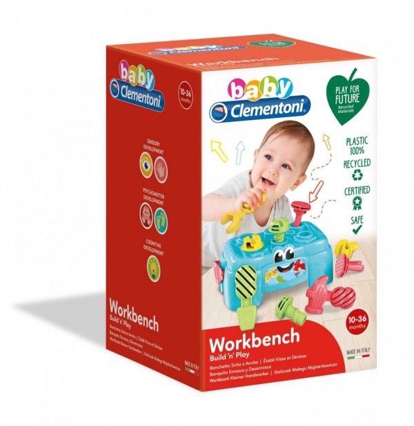 CLEMENTONI BABY Stolik małego majsterkowicza 10m+ 17042