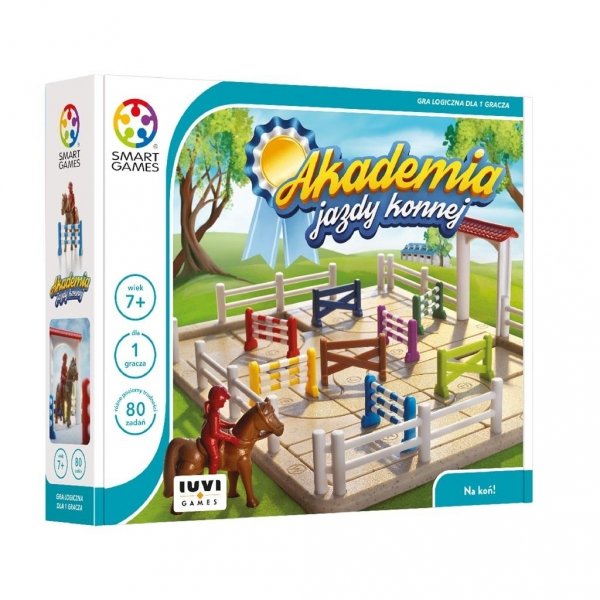 Horse Academy Smart Games Konie gra logiczna Akademia jazdy konnej