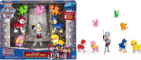 Psi Patrol Rycerze Odważni rycerze Zestaw 8 Figurek  Spin Master