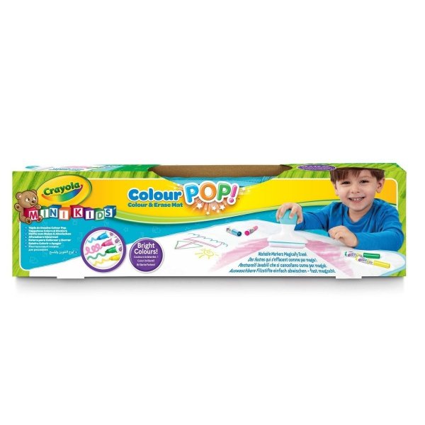 CRAYOLA Colour POP MATA ŚCIERALNA PISAKI