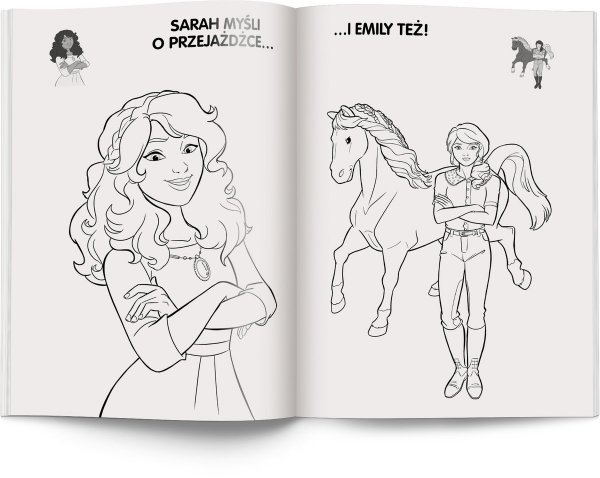 Schleich Horse Club Kolorowanka z naklejkami Konie