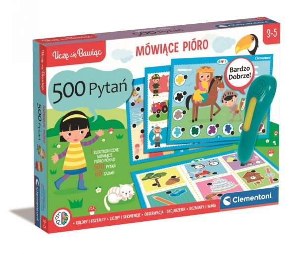 Mówiące pióro 500 pytań Clementoni 50782