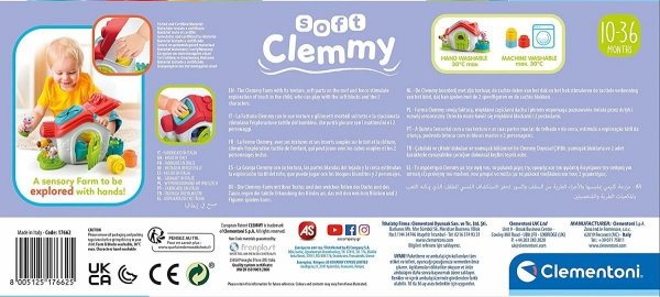 Soft Clemmy Farma sensoryczna Clementoni 17767 Miękkie klocki