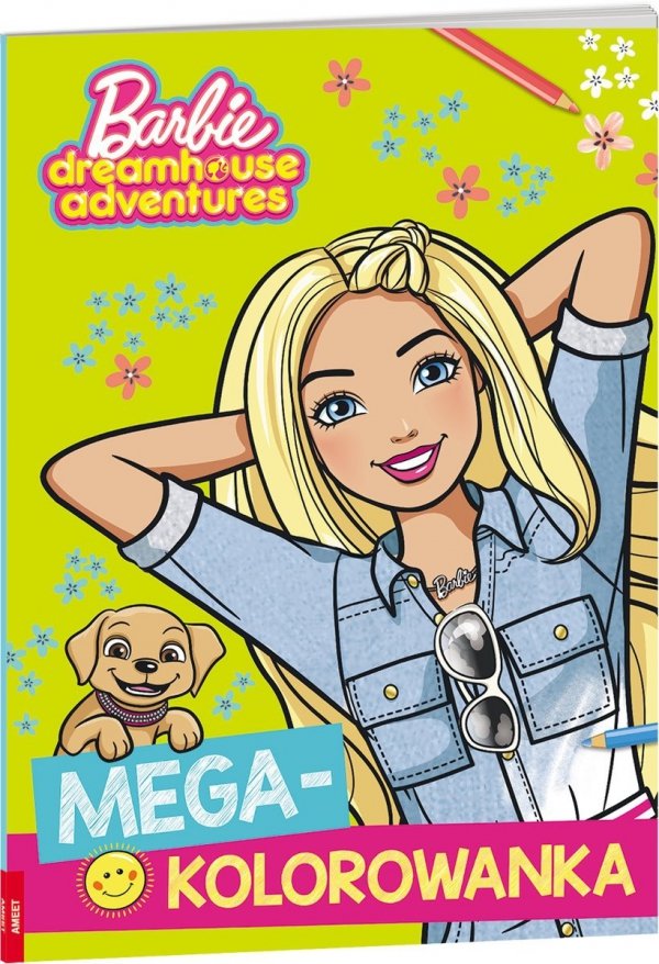 Barbie Mega Kolorowanka z naklejkami do kolorowania