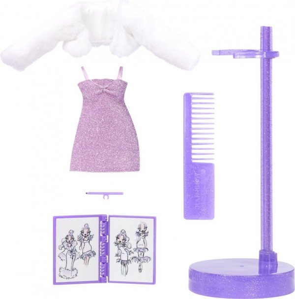 Lalka Rainbow High Violet Willow Fantastic Fashion MGA 587385 akcesoria modowe