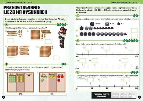Minecraft Zadania matematyczne 9+ 