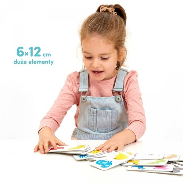CzuCzu Kolory Domino Obrazkowe Gra 28 elem  2+