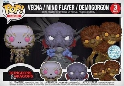 Figurki FUNKO POP Dungeons &amp; Dragons Złoczyńcy 3-pak