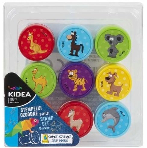 Stempelki ozdobne zwierzeta 9el Kidea