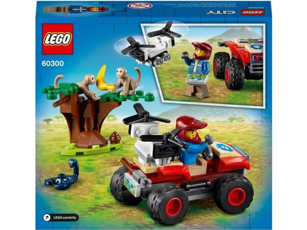 Lego City 60300 Quad ratowników Dzikich Zwierząt