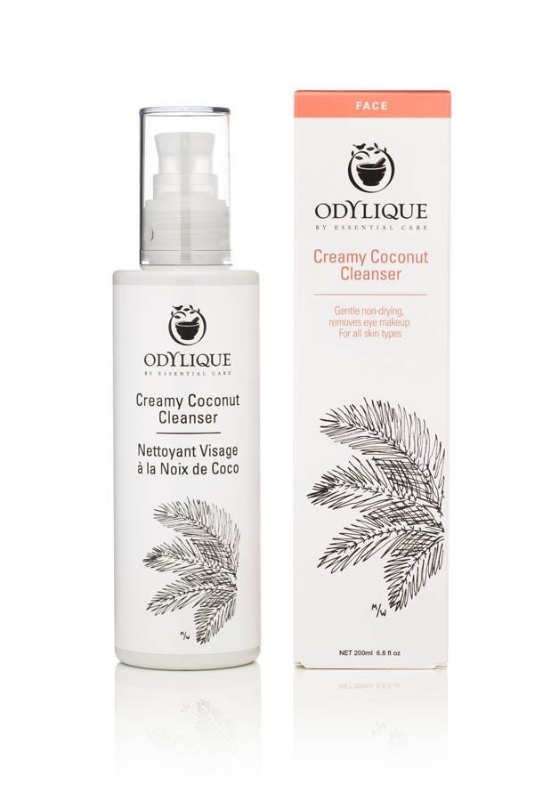 Odylique by Essential Care organiczny krem kokosowy do oczyszczania twarzy i demakijażu, 200 ml
